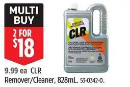 Canadian Tire CLR Remover/Cleaner offer