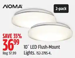 Canadian Tire 10 LED Flush-Mount Lights offer