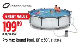 Canadian Tire Hydro-Force Pro Max Round Pool offer