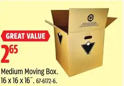 Canadian Tire Medium Moving Box offer
