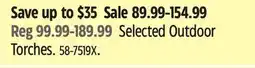 Canadian Tire Selected Bernzomatic Outdoor Torches offer