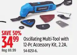Canadian Tire Oscillating Multi-Tool with 12-Pc Accessory Kit, 2.2A offer