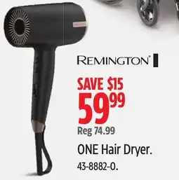 Canadian Tire Remington ONE Hair Dryer offer