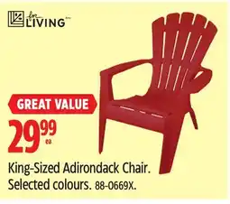 Canadian Tire For Living King-Sized Adirondack Chair offer