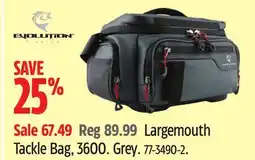 Canadian Tire Evolution Largemouth Tackle Bag, 3600 offer