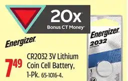 Canadian Tire CR2032 3V Lithium Coin Cell Battery offer