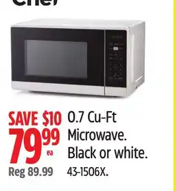 Canadian Tire Master Chef 0.7 Cu-Ft Microwave offer