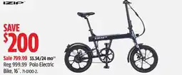Canadian Tire Polo Electric Bike offer