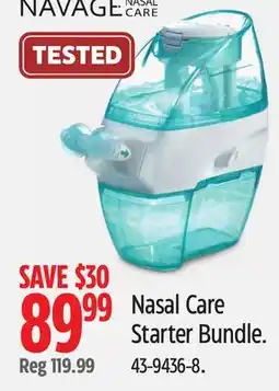 Canadian Tire NAVAGE Nasal Care Starter Bundle offer