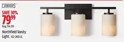 Canadian Tire Canvas Northfield Vanity Light offer