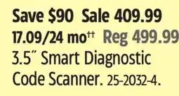 Canadian Tire 3.5 Smart Diagnostic Code Scanner offer