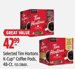 Canadian Tire Selected Tim Hortons K-Cup Coffee Pods, 48-Ct offer