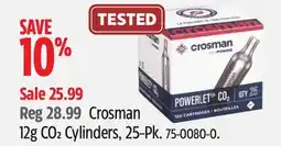 Canadian Tire Crosman 12g CO2 Cylinders offer