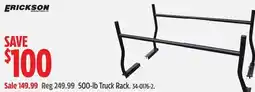 Canadian Tire ERICKSON 500-lb Truck Rack offer