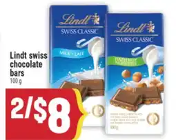 Marché Adonis Lindt swiss chocolate bars offer