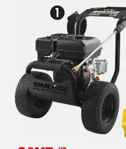 Canadian Tire Simoniz Platinum Gas Pressure Washer offer