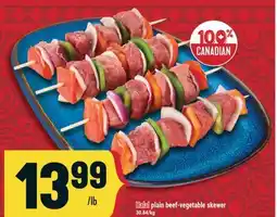 Marché Adonis Hain plain beef-vegetable skewer offer