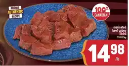 Marché Adonis marinated beef cubes offer