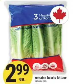 Marché Adonis romaine hearts lettuce offer