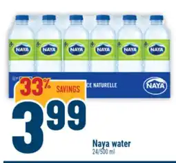 Marché Adonis Naya water offer
