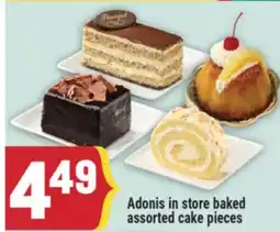 Marché Adonis Adonis in store baked assorted cake pieces offer