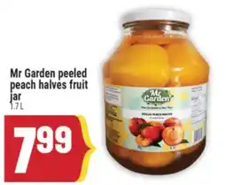 Marché Adonis Mr Garden peeled peach halves fruit offer