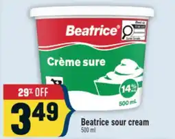 Marché Adonis Beatrice sour cream offer