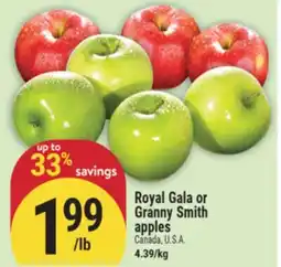 Marché Adonis Royal Gala or Granny Smith apples offer