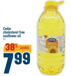 Marché Adonis Cedar cholesterol free sunflower oil offer