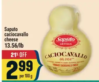 Marché Adonis Saputo caciocavallo cheese offer