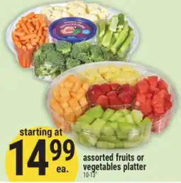 Marché Adonis Assorted fruits or vegetables platter offer