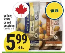 Marché Adonis yellow, white or red potatoes offer