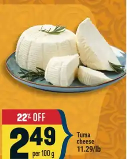 Marché Adonis Tuma cheese offer