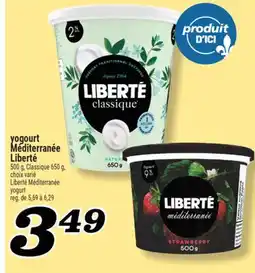 Marché Richelieu YOGOURT MÉDITERRANÉE LIBERTÉ | LIBERTÉ MÉDITERRANÉE YOGURT offer