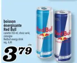 Marché Richelieu BOISSON ÉNERGISANTE RED BULL | RED BULL ENERGY DRINK offer