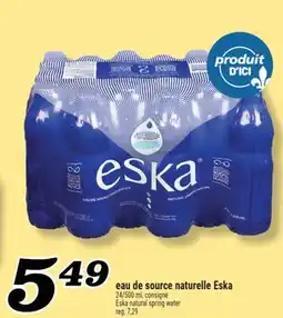 Marché Richelieu Eau de source naturelle Eska | Eska Natural Spring Water offer