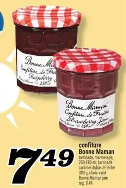 Marché Richelieu confiture BonneMaman | Bonne Maman jam offer