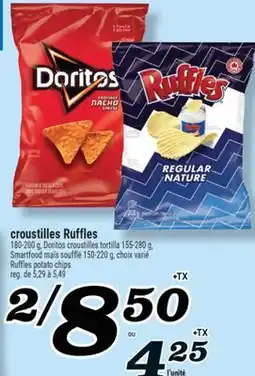 Marché Richelieu CROUSTILLES RUFFLES | RUFFLES POTATO CHIPS offer