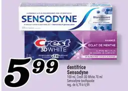 Marché Richelieu dentifrice Sensodyne Crest offer