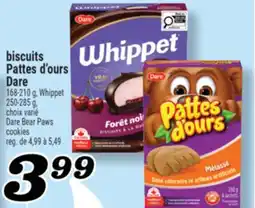 Marché Richelieu BISCUITS PATTES D'OURS DARE | DARE BEAR PAWS COOKIES offer