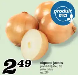 Marché Richelieu yellow onions offer