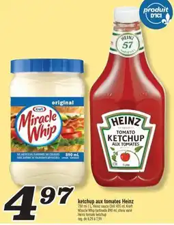 Marché Richelieu KETCHUP AUX TOMATES HEINZ | HEINZ TOMATO KETCHUP offer