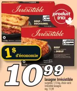 Marché Richelieu lasagne Irrésistible offer