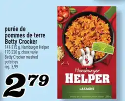 Marché Richelieu PURÉE DE POMMES DE TERRE BETTY CROCKER | BETTY CROCKER MASHED POTATOES offer