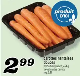 Marché Richelieu CAROTTES NANTAISES DOUCES | SWEET NANTES CARROTS offer