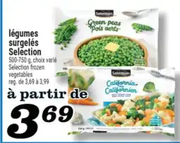 Marché Richelieu Légumes surgelés Selection | Selection frozen vegetables offer
