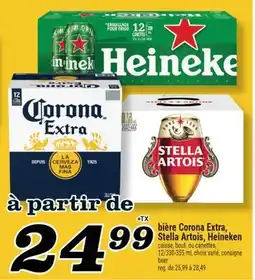Marché Richelieu BIÈRE CORONA EXTRA, STELLA ARTOIS, HEINEKEN | BEER offer