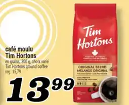Marché Richelieu CAFÉ MOULU TIM HORTONS | TIM HORTONS GROUND COFFEE offer