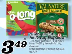 Marché Richelieu Collation aux fruits Fruit-O-Long Betty Crocker | BettyCrocker Fruit-by-the-Foot fruit snack offer