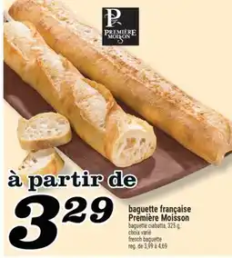 Marché Richelieu BAGUETTE FRANÇAISE PREMIÈRE MOISSON | FRENCH BAGUETTE offer